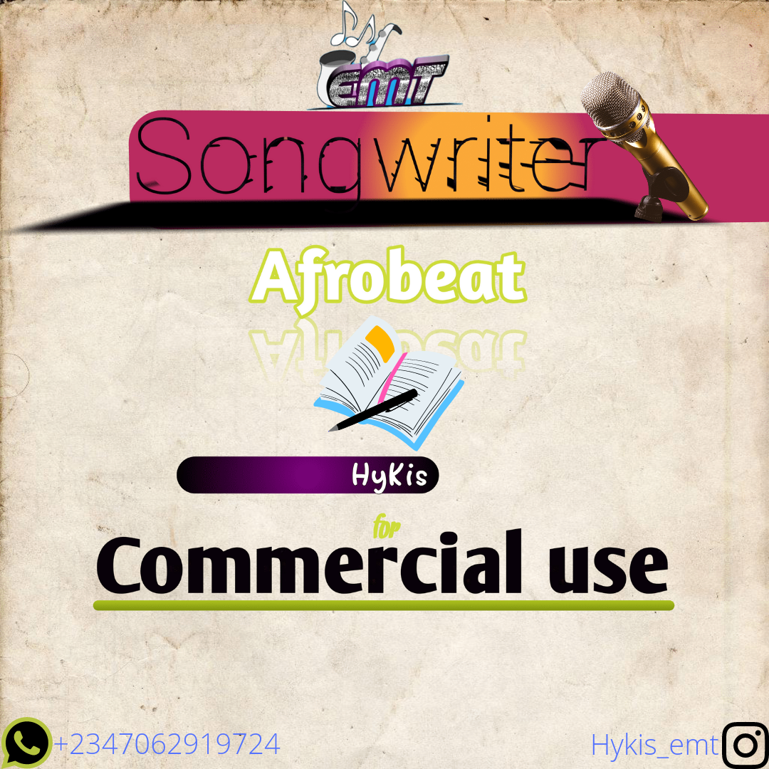 I will be your Afrobeat songwriter